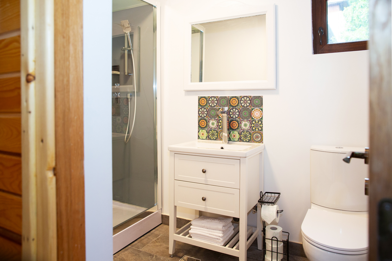 Bathroom at Casa Decebal